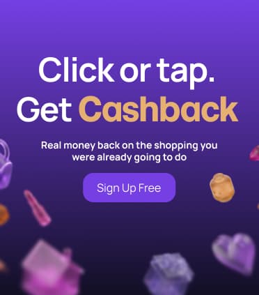 click or tap - get cashback banner image